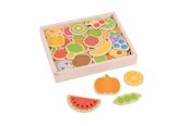 Babyleker - Bigjigs Wooden Magnets Fruit and Vegetables 35 pcs - BJ273