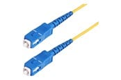 Nettverkskabel - 100m (328ft) SC to SC (UPC) OS2 Single Mode Simplex Fiber Optic Cable 9/125µm 40G/100G Bend Insensitive Low Insertion Loss LSZH Fiber Patch Cord - patch cable - 100 m - yellow - SPSMSCSC-OS2-100M