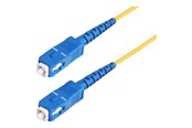 Nettverkskabel - 30m (98.4ft) SC to SC (UPC) OS2 Single Mode Simplex Fiber Optic Cable 9/125µm 40G/100G Bend Insensitive Low Insertion Loss LSZH Fiber Patch Cord - patch cable - 30 m - yellow - SPSMSCSC-OS2-30M