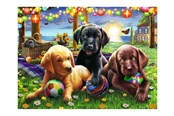 Puslespill - Ravensburger XXL - Puppy Picnic Gulv - 12886