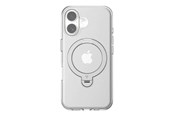 Mobil - Deksel og etui - Torras Ostand Spin Case for iPhone 16 (Transparent) - X00FX1978