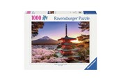 Puslespill - Ravensburger Jigsaw puzzle Cherry Blossom at Fuji Mountain 1000pcs - 120005827