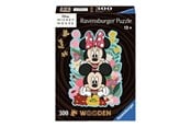 Puslespill - Ravensburger Wooden Jigsaw Puzzle Mickey Mouse & Minnie Mouse. 300 pcs. - 120007623