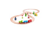 Treleker - Bigjigs Wooden Train Set 26 pieces. - BJT012