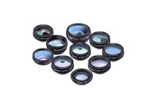 Linser - APEXEL Mobile lens kit APL-DG10 10 in 1 (black) - APL-DG10