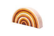 Babyleker - Bigjigs Large Wooden Stack Rainbow - 33037