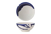 Servering & Servise - Bloomingville - Okayama Bowl - Blue - Stoneware - 82060613