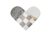 Kjøkkentilbehør - Bloomingville - Marcelline Serving Board w/Knife - Grey - Marble - 82058293