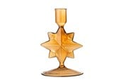 Dekorasjon - Bloomingville - Jisele Candle Holder - Brown - Glass - 82061232