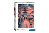 Puslespill - Clementoni Jigsaw Puzzle Evening in Kyoto 500pcs. - 35525