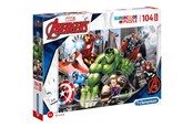 Puslespill - Clementoni Jigsaw Puzzle Super Color Maxi The Avengers 104pcs. - 23688