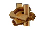 Puslespill - Eureka 3D Bamboo Brain Puzzle Firewood 3D Puslespill - 52473130