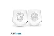 Reklameartikler - Harry Potter - 2 Glass Set Ravenclaw & Hufflepuff EUROPE x2 - Glass - ABYVER296