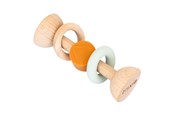 Babyleker - Trixie Wooden Silicone Rattle - Mr. Fox - 36-238