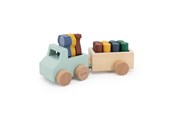 Babyleker - Trixie Wooden Animal Car with Trailer - 36-807