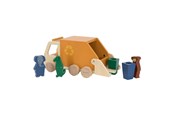 Babyleker - Trixie Wooden Animal Garbage Truck - 36-493