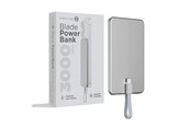 Nødlader - Mobile Origin Blade PowerBank 3000mAh silver Nødlader - Sølv - 3000 mAh - PBB-3KC-SLV