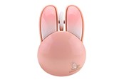 Mus - Mofii Wireless Mouse + Bluetooth Rabbit M6DM Oil Painting (White-Pink) - Mus - 3 knapper - Rosa - M6DM Oil Pink