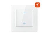 Smarthus - Avatto Smart Light Switch WiFi N-TS10-W2 2 Way TUYA (white) - N-TS10-W2