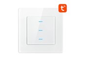 Smarthus - Avatto Smart Light Switch WiFi N-TS10-W3 3 Way TUYA (white) - N-TS10-W3