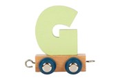 Barnerom - Small Foot - Wooden Letter Train Polar - G - 12577