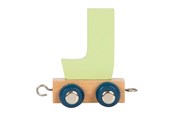 Barnerom - Small Foot - Wooden Letter Train Polar - J - 12580