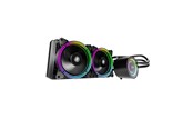 Prosessor-kjøler - Darkflash PC Water Cooling AiO TR240 RGB 2x 120x120 (black) - CPU Vannkjøling - Max 32 dBA - TR240 Black