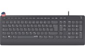 Tastatur - Speed-Link HI-GENIC Antibacterial Gaming Keyboard - Gamingtastatur - US English - Svart - SL-640009-BK-US