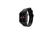 Smartklokke - Tilbehør - Journey Leather Band for Apple Watch 42/44/45mm - Black - J01AWBBL