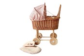 Dukker, Bamser & Utstyr - Egmont Toys Wicker Pram Ladybug - 520072