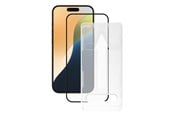 Mobil - Beskyttelsesglass - Vivanco Full screen Protective glass 9H for iPhone 16/15 Plus - 64234