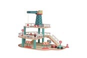 Leketøysbil - Egmont Toys Wooden Garage with Crane - 511049