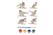 Kreative leker - Artist & Co Dino Paint Set Wood 6 pcs. - 110680190