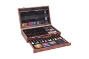 Kreative leker - Artist & Co Painting and Drawing Set in Wooden Case 112 pcs. - 114200020