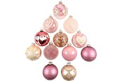 Dekorasjon - Det Gamle Apotek 12 pcs - Christmas Ornament box - Pink - 5715049693629