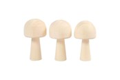 Byggesett - Creativ Company Wooden Mushroom 3 pcs. - 56935