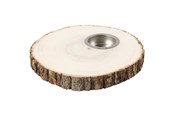 Byggesett - Creativ Company Wooden Disc Tea Light Holder 14-16cm - 56563