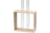 Byggesett - Creativ Company Wooden Rack with Test Tubes 3 pcs. - 57962