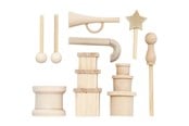 Byggesett - Creativ Company Small Wooden Accessories for Decoration Set 13 pcs. - 56918