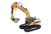 Fjernstyrt - Amewi Excavator G704E full metal 1:14 Yellow 2.4GHz in a leather case - 22344