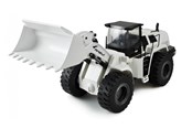 Fjernstyrt - Amewi Wheel Loader G484E AE 1:14 RTR 10-Channel Sound Light Partial Metal White - 22416