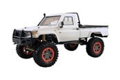 Fjernstyrt - Amewi AMX Rock RCX10P Scale Crawler Pick-Up 1:10 RTR White - 22434