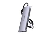 USB-hub - Lention Adapter/HUB 1m gray USB-hub - 8 porter - Grå - CB-TP-C37HACR-1M-GRY