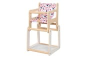 Dukker, Bamser & Utstyr - Goki Wooden Doll Chair with Table 2in1 - 51483