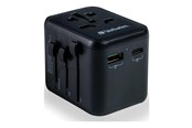 Mobil - Adaptere og ladere - Verbatim UTA-02 power adapter - 24 pin USB-C USB BS 1362 - 20 Watt - 49544