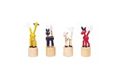 Dukker, Bamser & Utstyr - Goki Wooden Push and Shake Animal - 53814