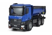 Fjernstyrt - Amewi Mercedes-Benz Arocs Licensed Tipper Lorry 2.4GHz RTR Blue - 22537