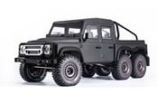 Fjernstyrt - Amewi AMXRock RCX10.3B Scale Crawler 6x6 Pick-Up 1:10 ARTR Grey - 22555