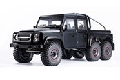 Fjernstyrt - Amewi AMXRock RCX10.3B Scale Crawler 6x6 Pick-Up 1:10ARTR Black - 22556