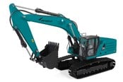 Fjernstyrt - Amewi Full-Metal Hydraulic Excavator G101H 1:16 RTR Teal - 22574